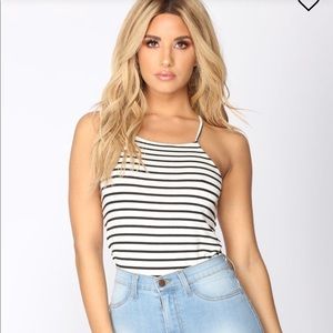 NWOT Fashion Nova Striped Cami